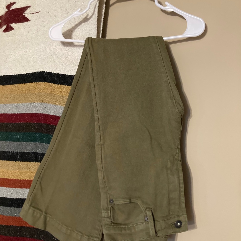 Stetson High Rise Women Jeans in Olive Green